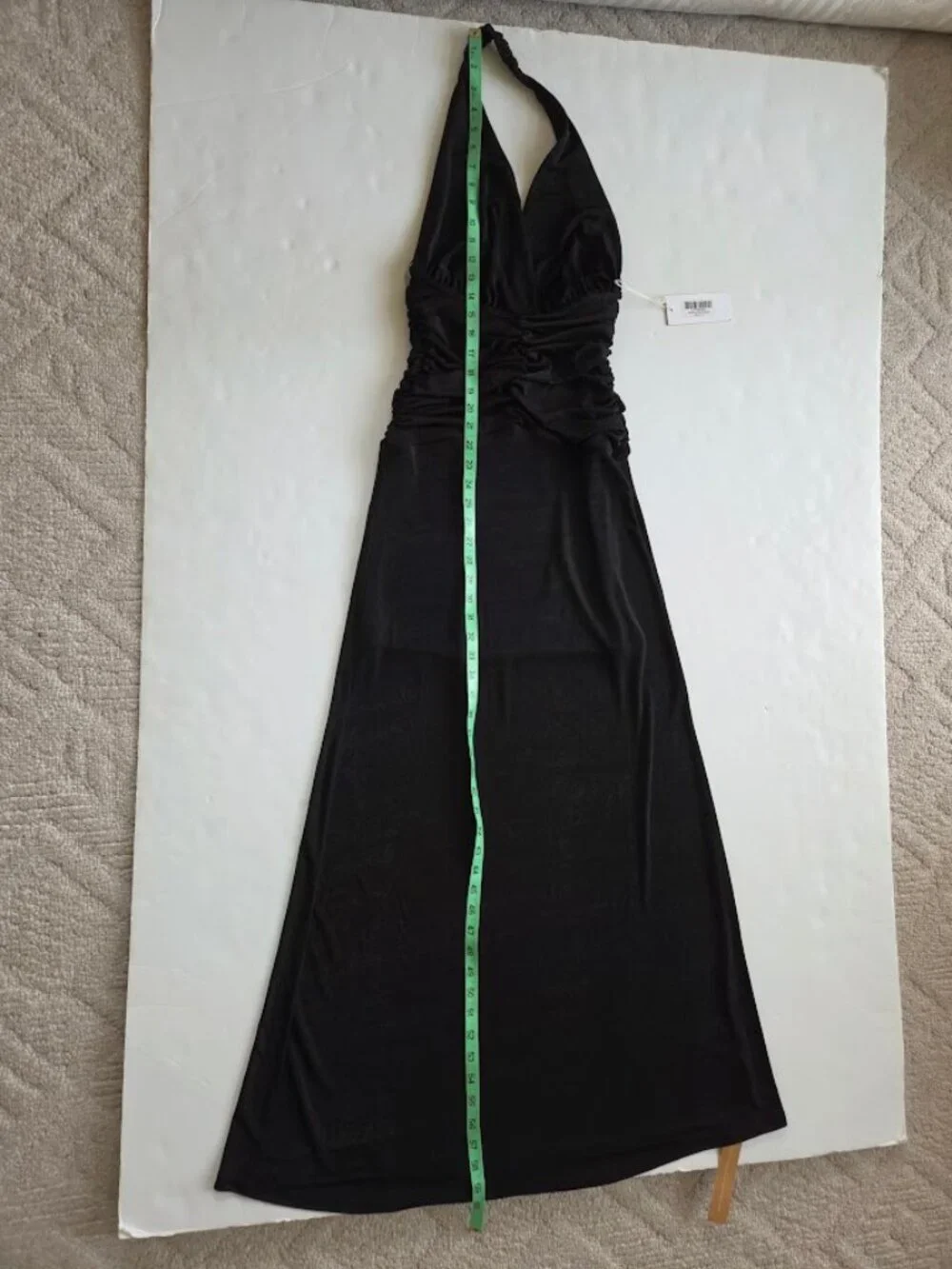 NWT Reformation Everlynn Knit Maxi Dress Halter Black Small - Picture 11 of 11